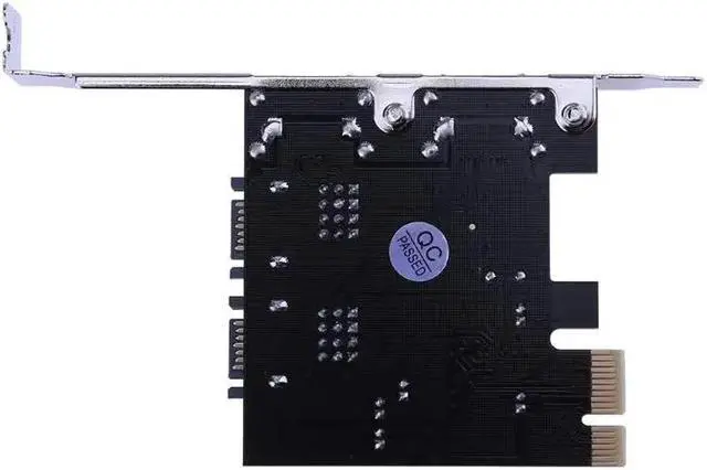 Alt view image 2 of 6 - Desktop PCI-E to SATA 3.0 Expansion Card 2 Ports SATA 3.0 + 2 Ports ESATA Support SSD System Starter For Windows XP
