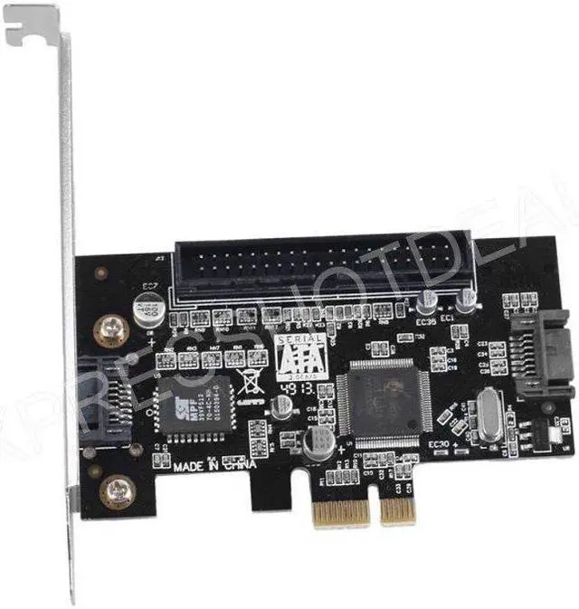 Alt view image 2 of 4 - Amify PCI-E PCI Express eSATA II SATA II 2.0 IDE Card Adapter Converter