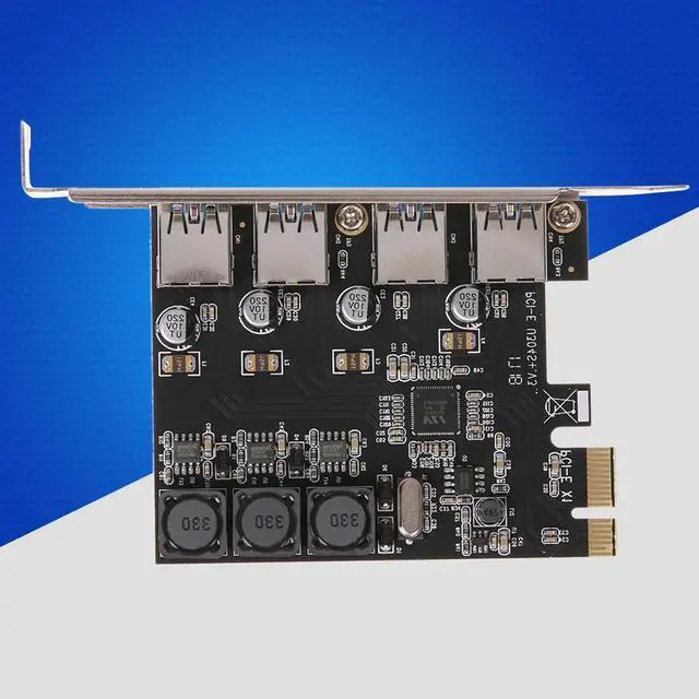 Alt view image 4 of 6 - U3V04S+ USB Cards 4 Ports 5Gbps Superspeed USB 3.0 PCI Express Card Adapter PCI-E to Usb 3.0 Controller Expansion Card