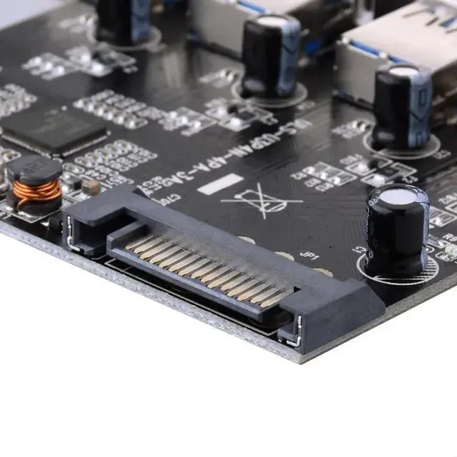 Alt view image 5 of 6 - Mining card 4-Port 7-Port Superspeed USB 3.0 PCI-E Express Expansion Card SuperSpeed USB 3.0 PCI Express (x1) (2x Ext)