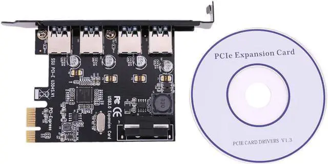 Alt view image 5 of 6 - USB 3.0 PCI-E Card/Host Controller Card 4 USB Ports VL805 Chipset Hot Swap Plug&Play PCI Express Expansion Card