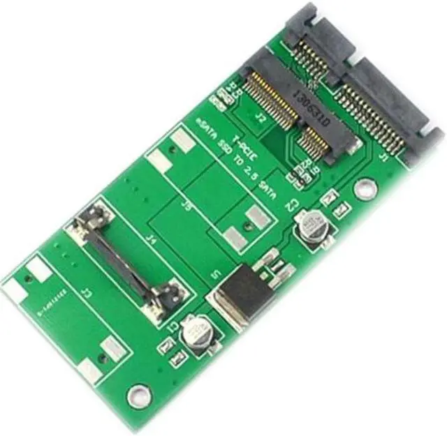 Main image of mSATA To SATA Adapter mini PCI-E To 2.5" SATA II SSD HDD 22 Pin Hard Disk Drive Converter