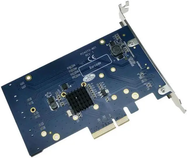Alt view image 3 of 5 - HyperDuo PCI-E x4 SATA RAID Card Controller SATA3 Adapter PCI Express to 4 Ports SATA Riser Card