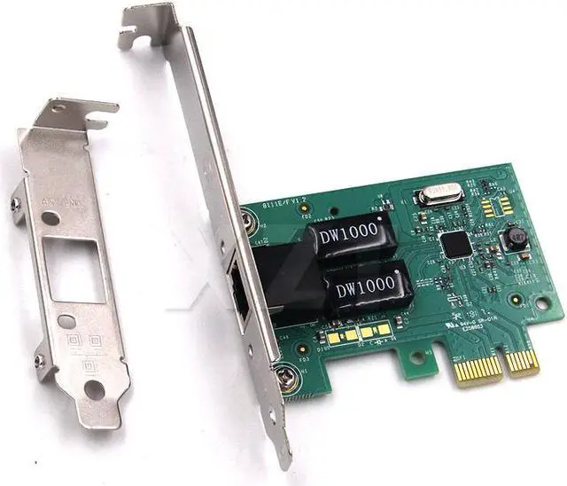 Alt view image 2 of 6 - AT 1PCS 1000Mbps Gigabit Ethernet 10/100/1000M RJ-45 PCI Express PCI-E Network Card LAN Adapter Converter High quality