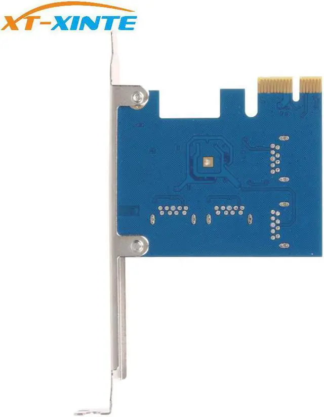 Alt view image 6 of 6 - PCIe 1 to 4 PCI express 16X slots Riser Card PCI-E 1X to External 4 PCI-e Slot Adapter PCIe Multiplier Card for Bitcoin Miner