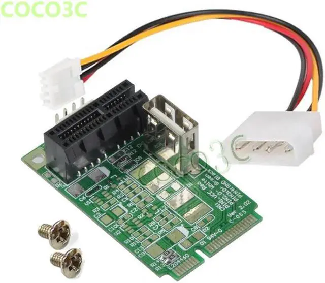 Main image of Mini PCIe To PCI-e 1x slot adapter for mini ITX mini PCI-e to PCI express Riser card for Sound, Network, graphics card