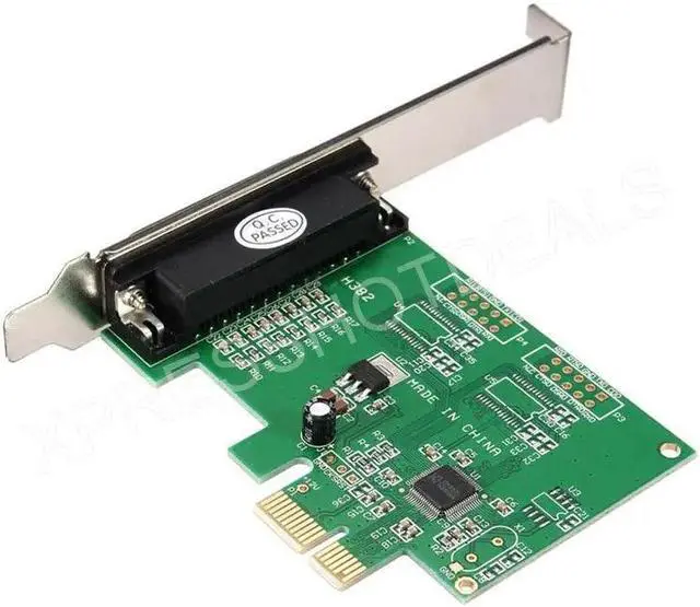 Alt view image 2 of 4 - Parallel Port DB25 LPT Printer to PCI-E Express Card Converter Adapter Win7