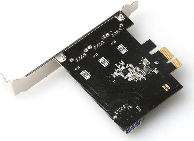 Alt view image 4 of 6 - 5Gbps PCI Express Controller Card PCI-E to 3 External & 1 Internal USB 3.0 Type A Female Ports Expansion Card HUB for Desktop PC