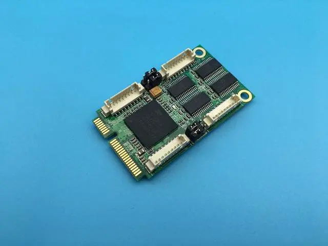 Alt view image 2 of 6 - MINI PCI-E to 4-port Serial Converter Adapter COM Port RS232 RS-232 Signal DB9 Pin Expansion Card