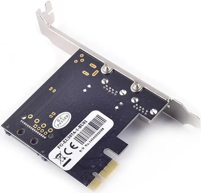 Alt view image 5 of 6 - PCI-E USB 3.0 2 Ports Card with 15-pin SATA Power Converter Renesas NEC chipset