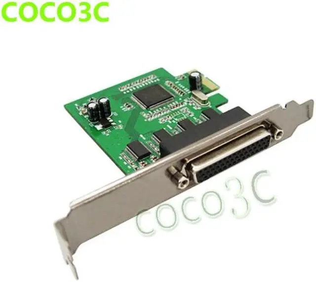 Alt view image 4 of 6 - Amify PCI express 4 ports Serial card PCI-e 1x Multi RS-232 DB9 COM port adapter for Serial Networking Monitoring Equipment