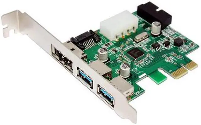 Main image of Power Over eSATA eSATAp II & USB 3.0 USB3.0 to PCI-E PCI Express Card w/ Motherboard 20 pin Connector