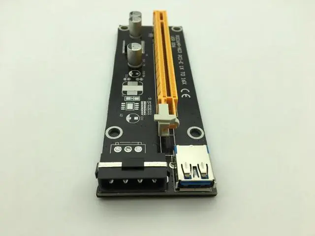 Alt view image 4 of 6 - Amify 60cm PCI-E Extender PCI Express Riser Card 1x to 16x USB 3.0 SATA to 4Pin Power Supply for Mining Bitcion Miner BTC Antminer