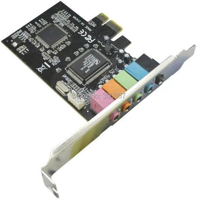 Alt view image 2 of 6 - PCI Express PCI-E 5.1 channels CMI8738 Audio Sound Card support win7 win8