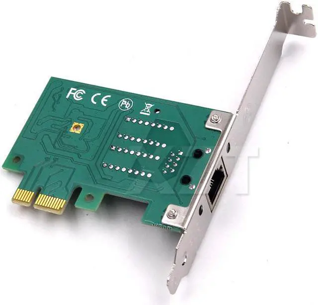 Alt view image 3 of 6 - AT 1PCS 1000Mbps Gigabit Ethernet 10/100/1000M RJ-45 PCI Express PCI-E Network Card LAN Adapter Converter High quality