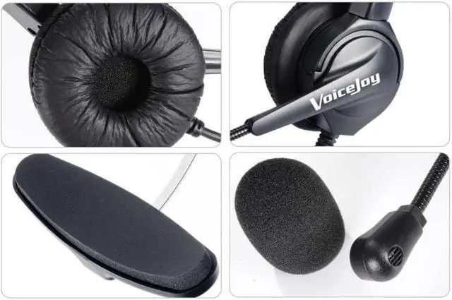 Alt view image 2 of 3 - 2.5mm plug phone headset Professional Noise-Canceling Call Center Office Phone Headset with 2.5mm plug headset 2.5mm headset