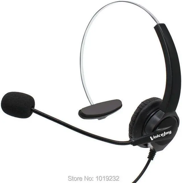 Main image of 2.5mm plug phone headset Professional Noise-Canceling Call Center Office Phone Headset with 2.5mm plug headset 2.5mm headset