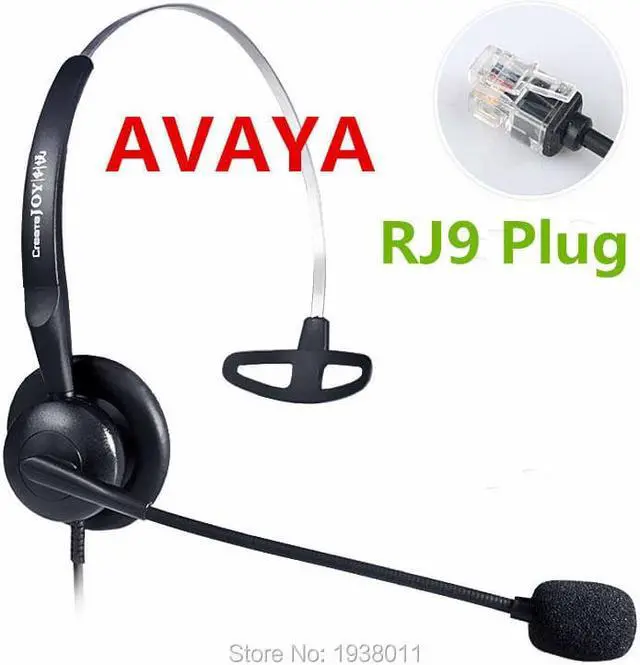 Main image of Headset with mic for Call Center Telephone Headset for AVAYA 1608 1616 9601 9608 9610 9611 9620 9630 9650 2410 2420 4610 4620
