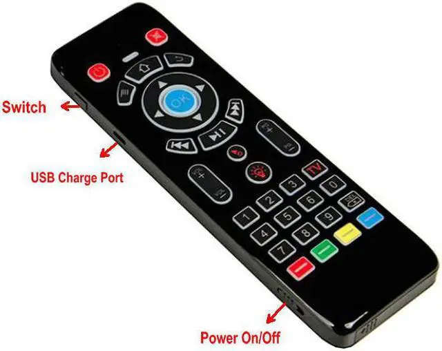 Alt view image 4 of 6 - Voice Remote  Fly Air Mouse ir learning  2.4G Wireless Mini Keyboard Touchpad Gyroscopefor Andriod Smart TV box