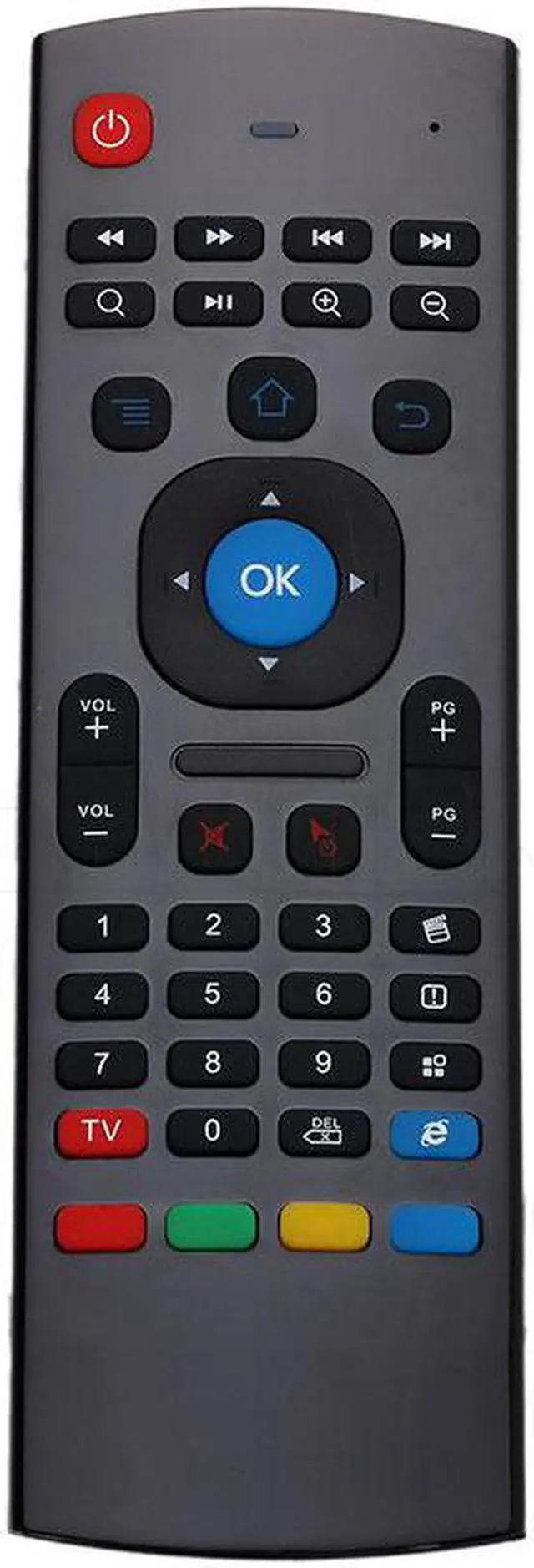 Alt view image 3 of 6 - kebidu Updated 2.4G Fly Air Mouse MX3 Wireless Remote Control Wireless Keyboard for Smart TV TV box T95Z Plus/X96