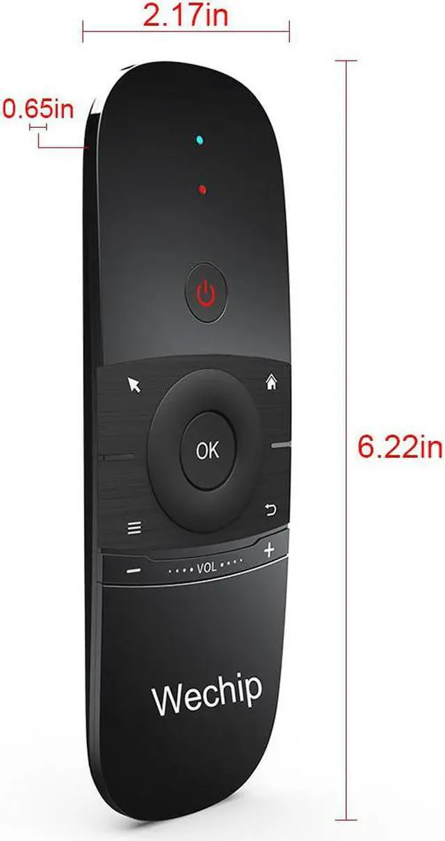 Alt view image 4 of 5 - W1 MINI 2.4G Remote Control Wireless Keyboard 6-Axis Motion Sense Air Mouse IR Learning for Smart TV Android TV BOX Laptop PC