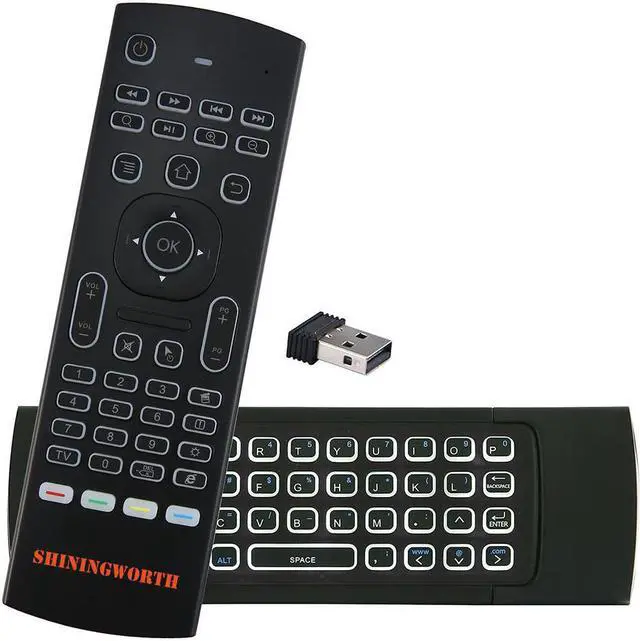 Alt view image 6 of 6 - MX3 2.4GHz wireless air mouse with keyboard and backlight Remote Control for Smart TV Android TV Box PC Laptop HTPC Projector