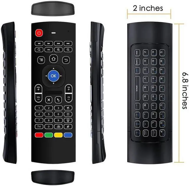 Alt view image 5 of 6 - FGHGF MX3 2.4G Wireless Keyboard Controller Remote Control Air Mouse for Smart Android 7.1 TV Box x96 mini s905w tx3 tvbox