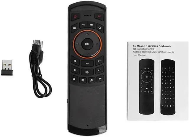 Alt view image 2 of 6 - MLLSE Wireless Keyboard Fly air Mouse X6 2.4GHz with Voice Remote Controller with IR Learning fit for TV Box YKS4720