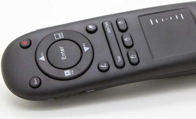 Alt view image 2 of 6 - Wechip 504t 2.4G Wireless  Presenter Pointer air mouse RF Remote Control Laserfor Multifunctional PowerPoint with Touchpad Mouse