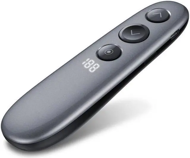 Alt view image 2 of 6 - AVATTO Built-in TF Card Digital Laser Wireless Presenter with Air Mouse, PPT Presentation Remote Clicker for Teaching,Meeting