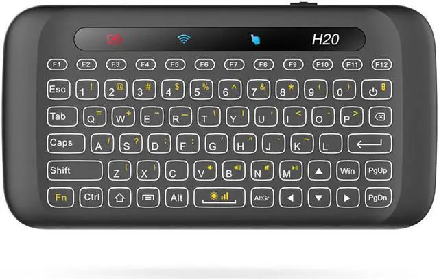 Alt view image 2 of 6 - WESOPRO 2.4GHz Air Mouse Wireless Keyboard H20 with backlight and touchpad for Android TV Box TX3 mini X92 X96 H96 T95 A95X