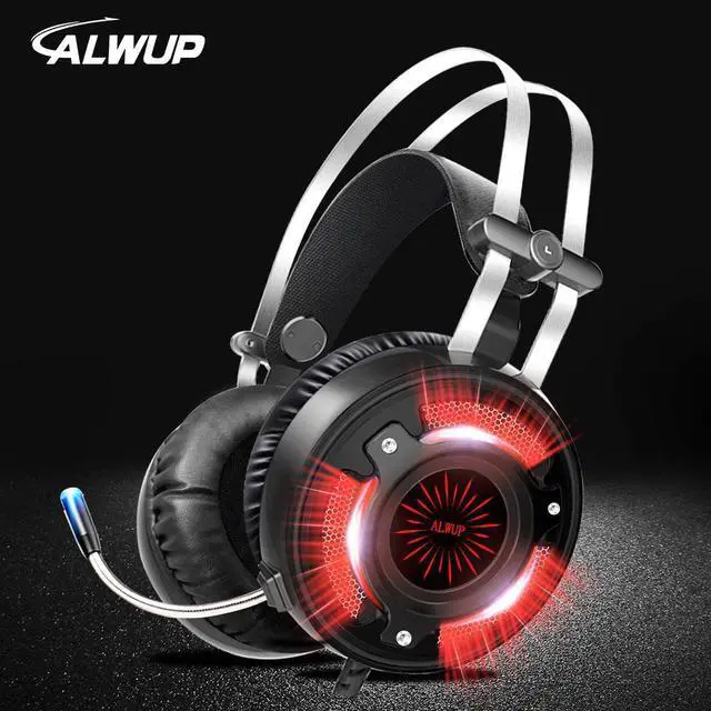 Main image of A6 Gaming Headphones for Computer PC Games Wired Earphone Led HD Bass USB Gaming Headset for PS4 Xbox one with microphone