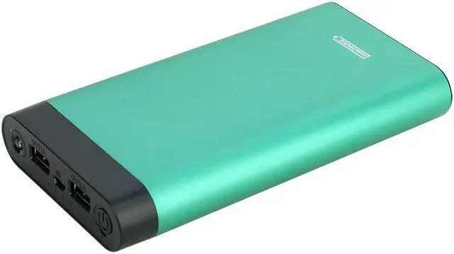Main image of InstaCHARGE 16000mAh Dual USB Power Bank Portable Battery Charger - Teal EL-16K