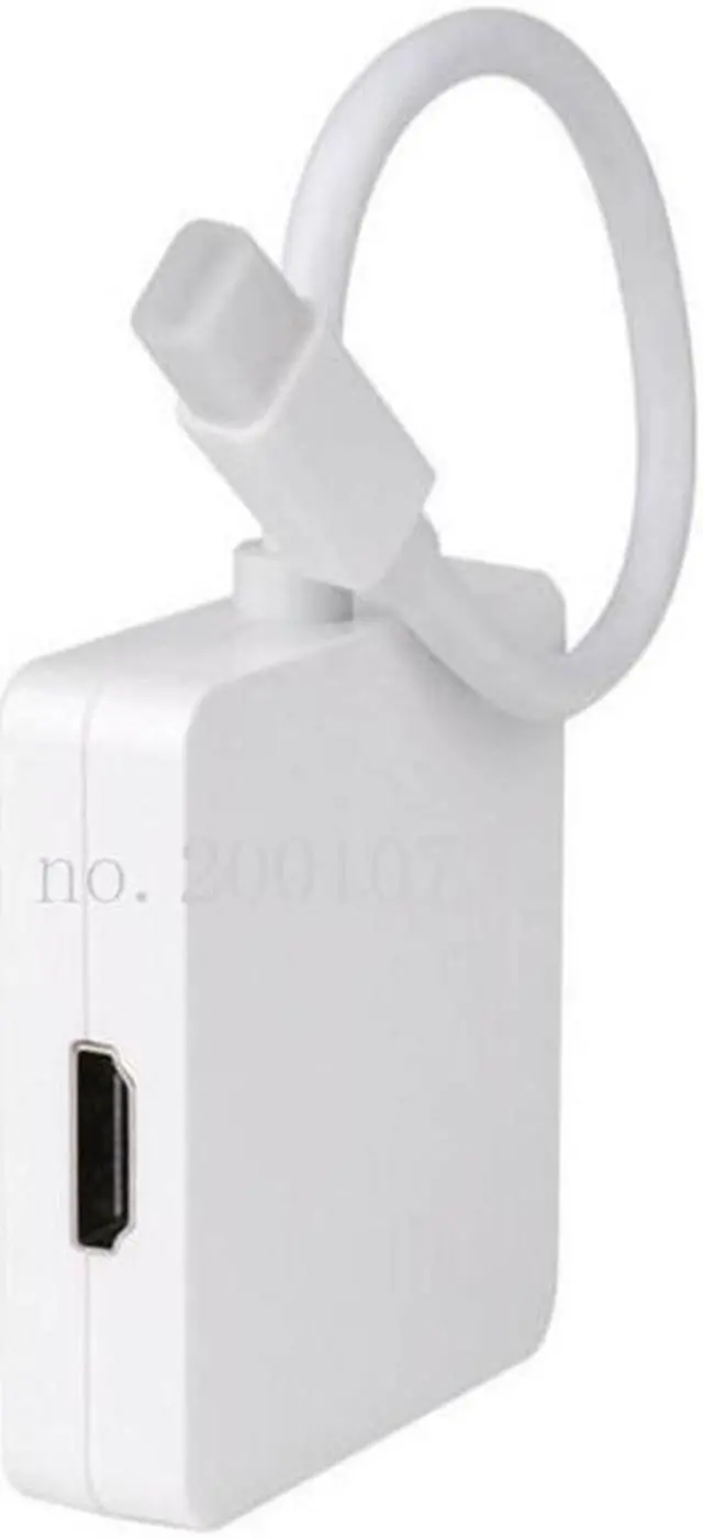 Alt view image 5 of 5 - 3 In 1 Mini displayport DP Thunderbolt to DVI VGA  Converter Adapter cable for iMac Mac Mini Pro Air Book TO Monitor TV