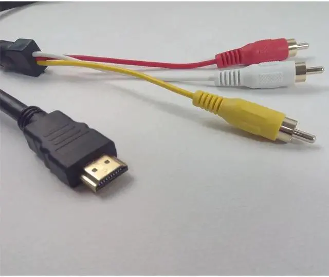 Alt view image 3 of 3 - 1080P HDMI Male to 3RCA Audio Video AV Output Transmit Cable Cord Adapter 1.5M