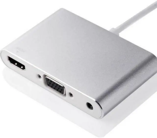 Alt view image 3 of 4 - For Lightning to HDMI VGA Jack Audio TV Adapter Cable For iPhone X iPhone 8 7 7 Plus 6 6S For iPad