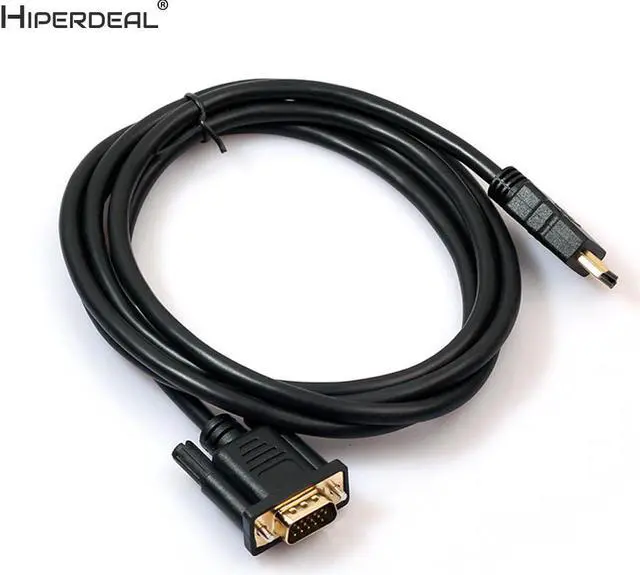 Alt view image 2 of 5 - to VGA PC to TV cable HD conversion line Connector Cable 6ft/1.8M Oct27 HW