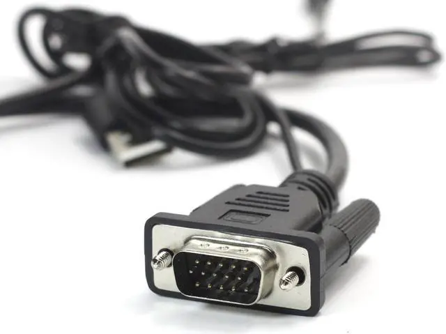 Alt view image 4 of 6 - AIXXCO VGA to HDMI Converter Adapter Output 1080P HD with Audio VGA2HDMI TV AV to HDTV Video Cable Converter Adapter for TV PC