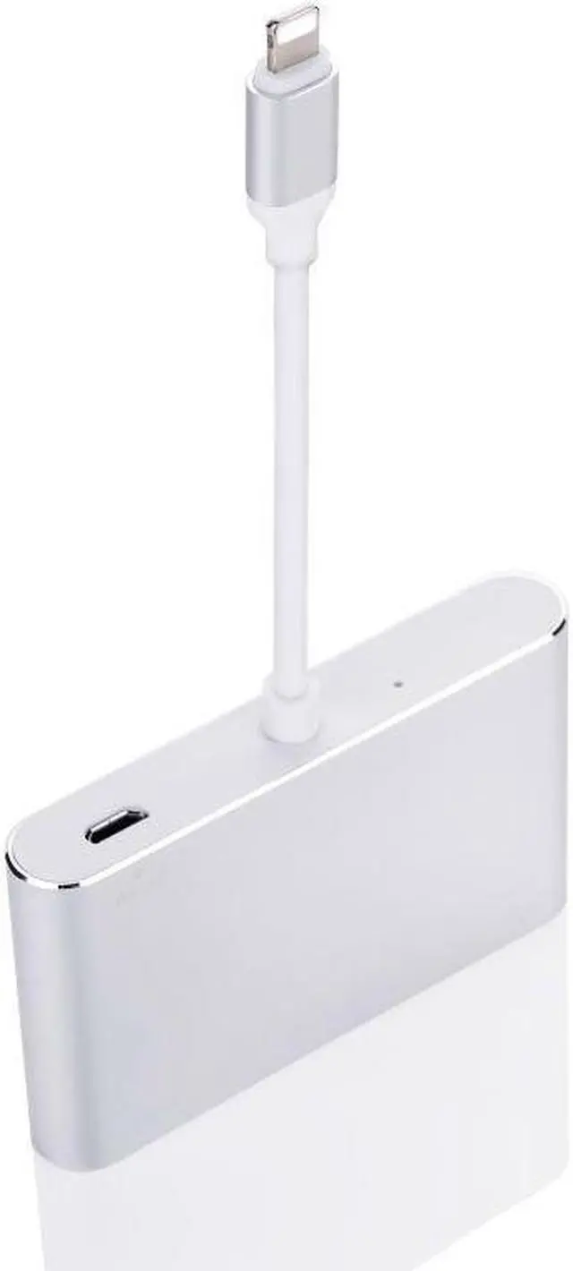 Alt view image 4 of 4 - For Lightning to HDMI VGA Jack Audio TV Adapter Cable For iPhone X iPhone 8 7 7 Plus 6 6S For iPad