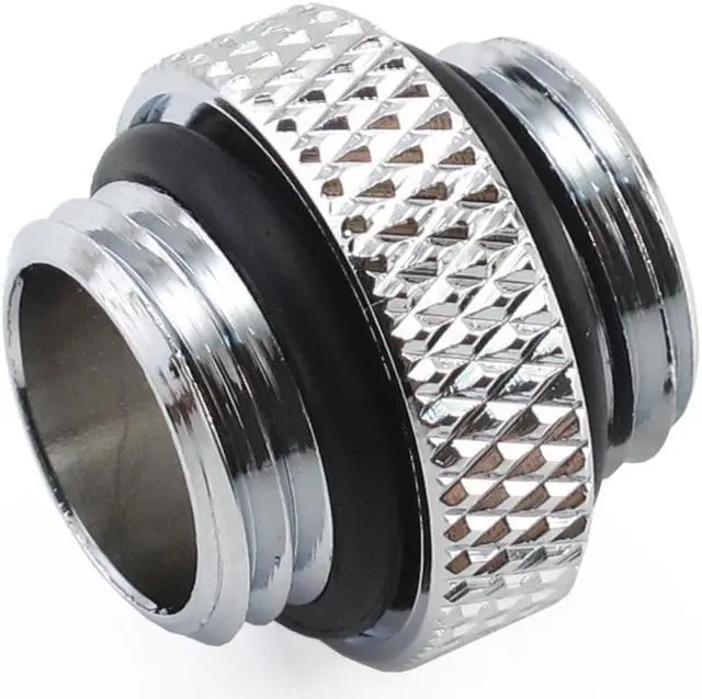 Alt view image 4 of 7 - XSPC G1/4" 5mm Male to Male Fitting, Chrome