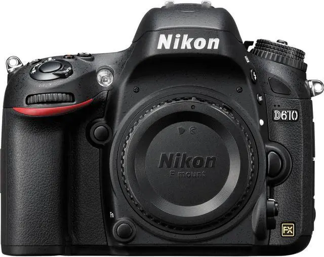 Alt view image 2 of 7 - Nikon D610 DSLR Camera Advanced Bundle W/ Bag, Extra Battery, LED Light, Mic, and More - (Intl Model)