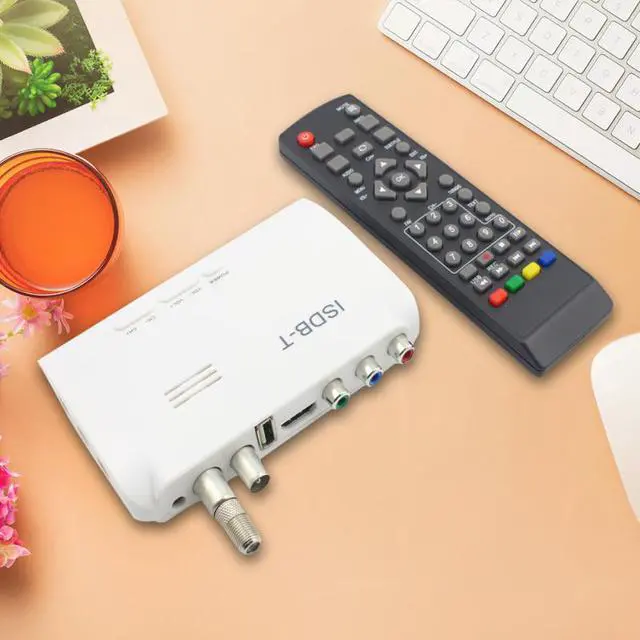 Alt view image 5 of 6 - 1 Set 1080P ISDB-T Digital Terrestrial Convertor TV BOX Receiver PVR + 5dBi Antenna + Remote Control (US Plug Adapter)