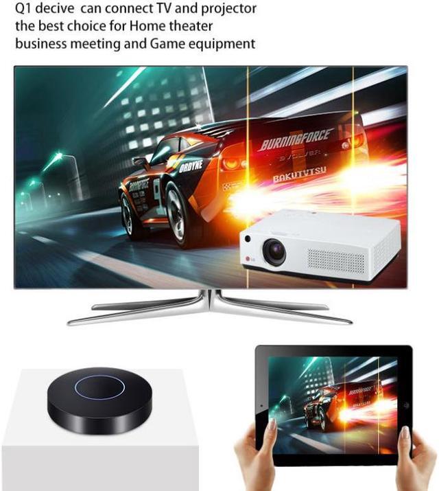 Alt view image 4 of 6 - Wireless WiFi Display Dongle Receiver 1080P HD TV Stick Airplay Media Streamer Adapter Media for Android TV