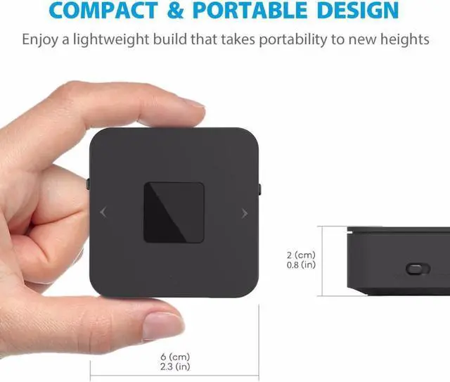 Alt view image 4 of 6 - mini Bluetooth 5.0 CSR8675 Aptx HD Low Latency Optical SPDIF Transmitter Receiver RCA Aux 3.5mm Wireless Audio Music TV Adapter