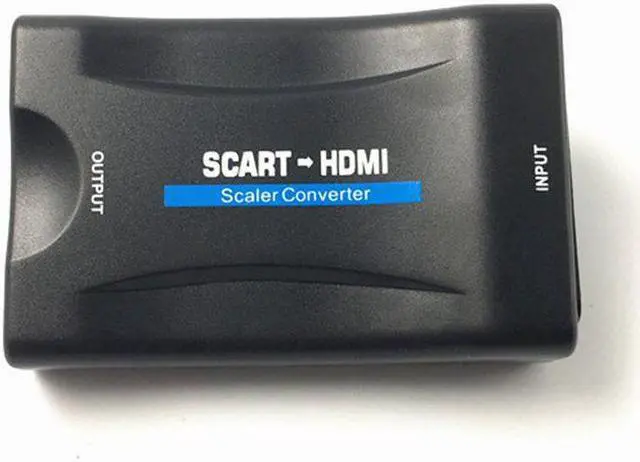 Alt view image 4 of 6 - Scart to HDMI Converter Video Audio Upscale Signal Adapter Support HD 1080P/720P for Smart TV PC Laptop