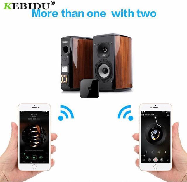 Alt view image 2 of 6 - KEBIDU TX16 Bluetooth Transmitter Receiver  3.5mm Aptx Wireless Stereo Adapter HIFI With Optical Toslink/SPDIF for Speaker TV