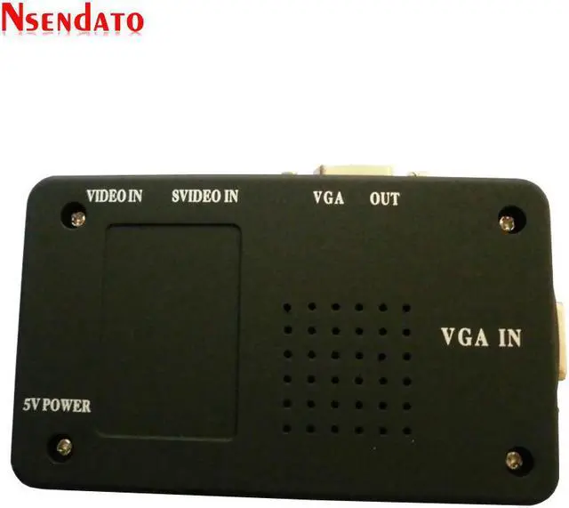 Alt view image 3 of 6 - BNC To VGA Video Converter For PC Laptop TV RCA Composite S-Video AV To PC VGA LCD Converter Adapter Switch Box For CCTV DVD DVR