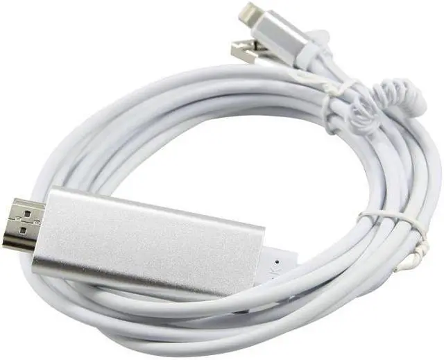 Alt view image 3 of 3 - Larryjoe 2 In 1 Type C and Micro USB To HDTV TV HDMI Adapter Digital AV Cable For Samsung Android Phone with Audio USB Cable