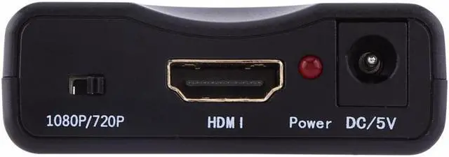 Alt view image 4 of 6 - 1080P SCART To HDMI Converter Video Audio Signal Adapter HD With Charging Adapter