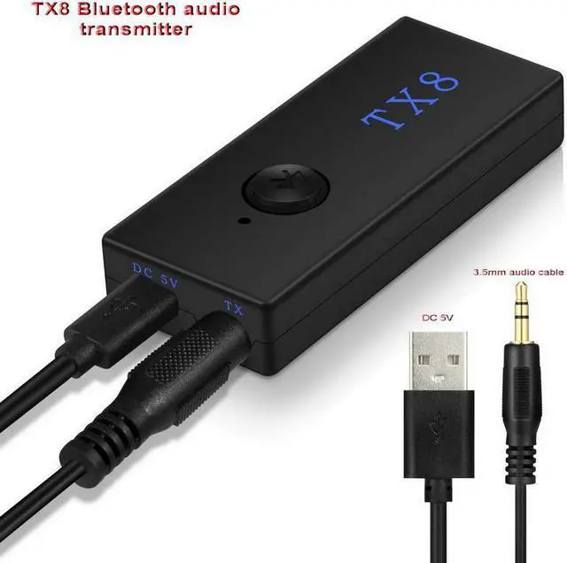 Alt view image 3 of 6 - kebidu Bluetooth Transmitter Wireless Bluetooth Audio Transmitter RCA 3.5mm Adapter for TV PC Laptop Tablet MP3 MP4 Headphone